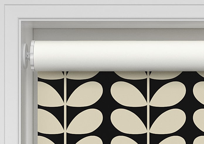 Orla Kiely Solid Stem, Black - Twist&Fit Roller Blind - Image 9